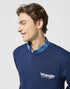 Wrangler Men's Crewneck Sweatshirt In Navy